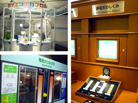 でんきの科学館の感想と所要時間